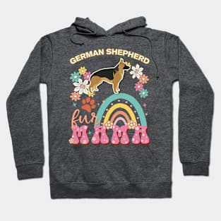 German Shepherd Fur Mama, German Shepherd For Dog Mom, Dog Mother, Dog Mama And Dog Owners Hoodie